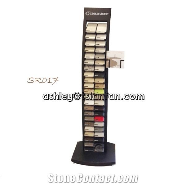 Granite-Timber-Stone Samples Tower Display Rack Stand Sr017