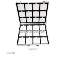Aluminum Lock-Up Stone Samples Display Suitcase