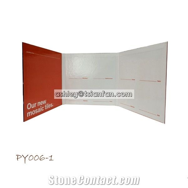Quartz-Marble-Granite Display Sample Book/Folder Py006-1
