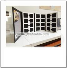 Plastic Handhole Quartz-Marble-Granite-Stone Samples Book/Folder Py003-11