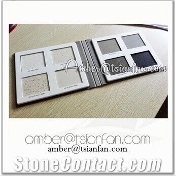 Plastic Quartz Stone Sample Folder
