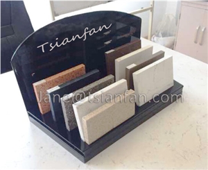 Sr102 Small Quartz Stone Metal Counter Display Stand