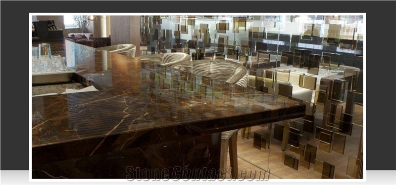 Gaudi Marble Wet Bar Top
