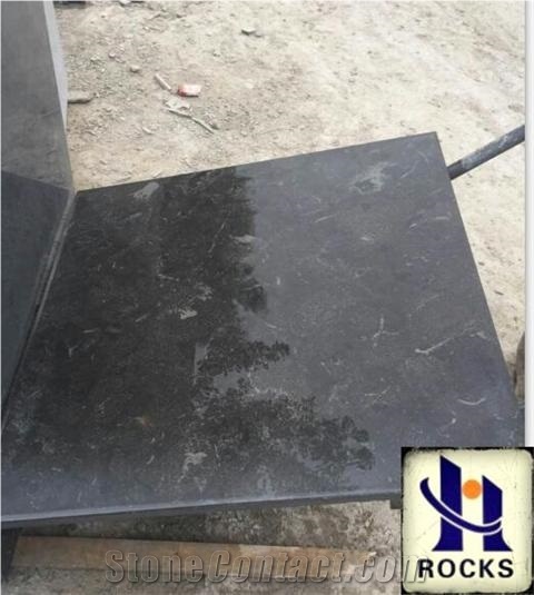 Blue Limestone Honed Tile, China Blue Limestone