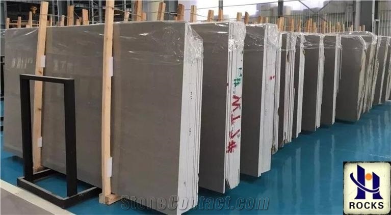 Cinderella Grey Marble Big Gangsaw Slabs, Shay Grey Marble Slabs & Tiles