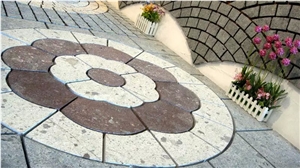 G654 Paving,Dayang Red Granite Cube Stone