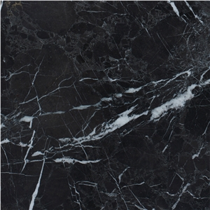 Medi Black Polished Marble Floor Tiles, Wall Tiles