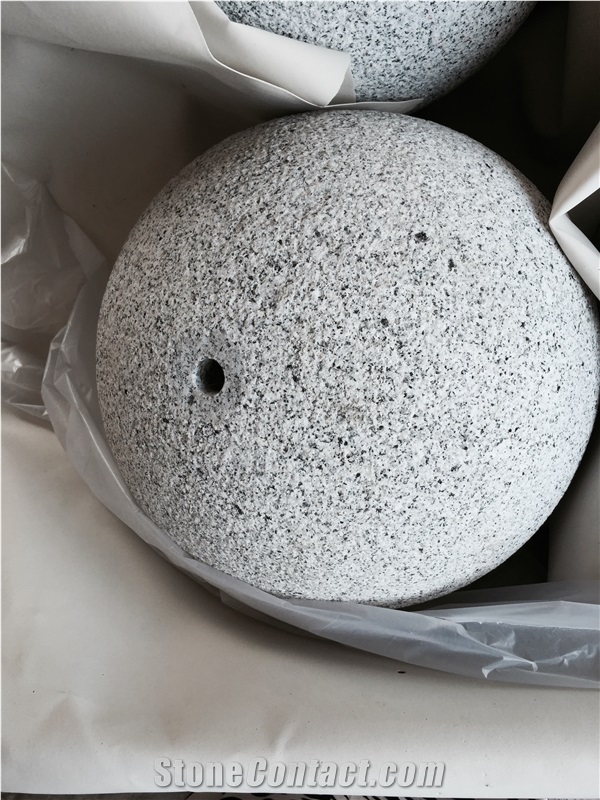 G603 Light Grey Granite Column Tops