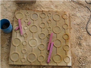 Wall Cladding 8, Brown Sandstone Walling Tiles, Wall Panel India