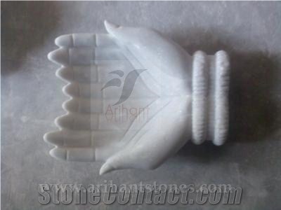 White Marble Soap Stand 1 India