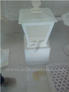 White Marble Stone Lamp, Lanterns