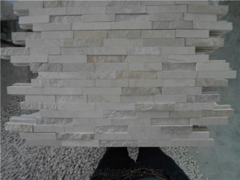 Travertino Silver Travertine Tumbled Mosaic, Silver Grey Travertine Mosaic