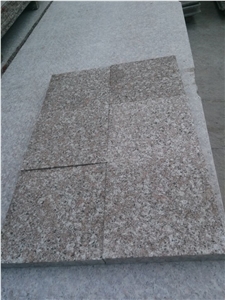 G687 Granite Slabs & Tiles, Peach Granite Flamed Finished
