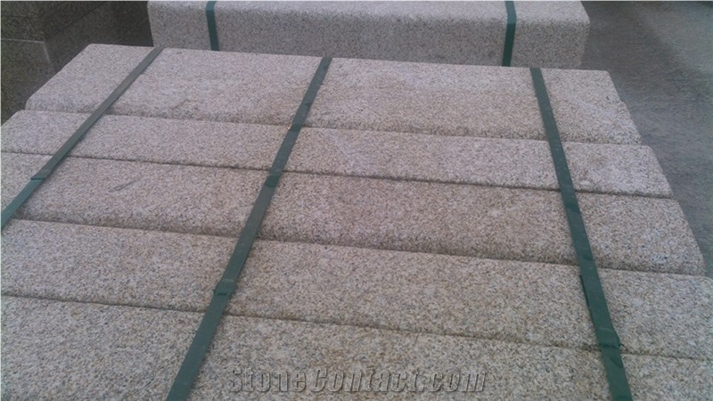 Amarelo Mondim Granite Kerbstone, Yellow Granite Kerbstones, Kerbs