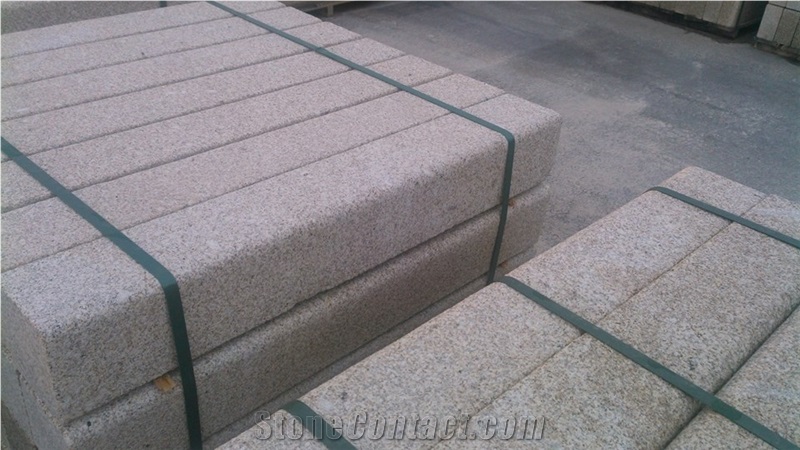 Amarelo Mondim Granite Kerbstone, Yellow Granite Kerbstones, Kerbs