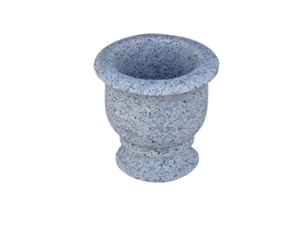Cinzento Alpendurada - Cinza Alpendurada Granite Carved Flower Pots, Grey Granite Flower Pots