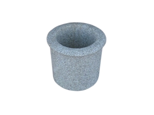 Cinzento Alpendurada - Cinza Alpendurada Granite Carved Flower Pots, Grey Granite Flower Pots
