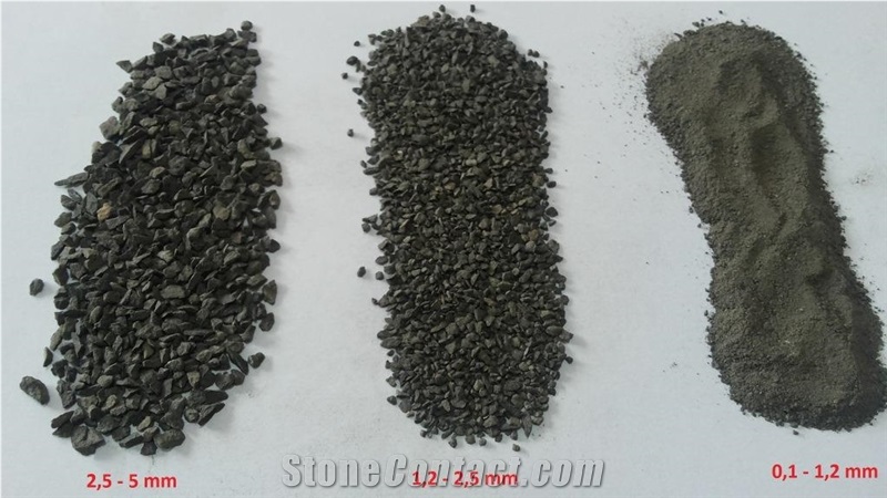 Basaslt Black Sand 0,1 - 1,2 Mm, Pebble & Gravel
