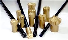 Top Hammer Drilling Tools( Button Bit, Cross Bit, Tapered Bit, Shank Adaptor)