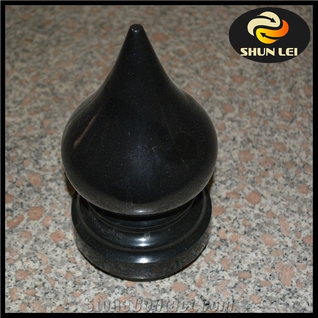 Antique Marble Vase, Granite Vases China Black Granite Monumental Vases