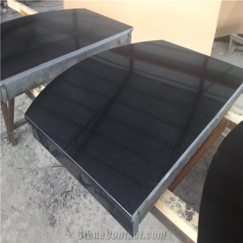 Black Granite Fireplace Hearth