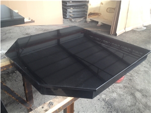 Black Granite Fireplace Hearth