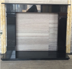Black Granite Fireplace Mantel