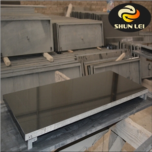 Fireplace Hearth in Black Granite, Shanxi Black Granite Fireplace Hearth