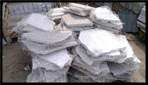 Random Slate Flagstone Paver Walkway Driveway