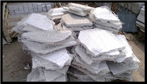 Random Slate Flagstone Paver Walkway Driveway