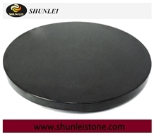 Round Absolute Black Granite Cheese Cutting Board