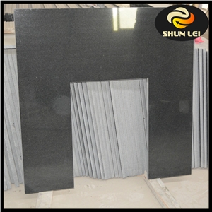 Shanxi Black Granite Fireplace Back Panel