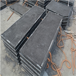 Slabbed and Filled Fireplace Hearth Slabs, Shanxi Black Granite Fireplace Hearth Slabbed and Filled Fireplace Hearth Slabs, Shanxi Black Granite Fireplace Hearth