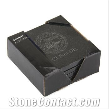 Slate Teacup Coaster - Tea Trays, Black Slate Tea Trays