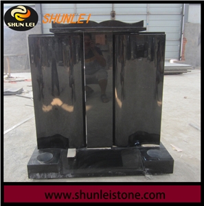 Tombstone Granite, Shanxi Black Granite Tombstone.