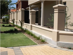 China Yellow Sandstone Split Face Gate Post /Gate Pillars /Sandstone Gate Columns