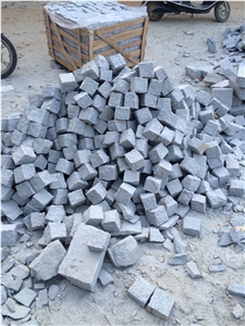 Fargo G603 Granite Cube Stone with All Sides Natural Split, Light Grey Granite Natural Cobble Stone for Garden Stepping Pavements, Cube Stones for Walkway/Driveway/Courtyard Road