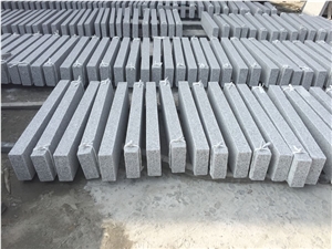 Fargo G603 Granite Kerbstone, Chinese Cheap Grey Granite Flamed Curbstone, New G603 Light Grey Granite Road Stone, Side Stone