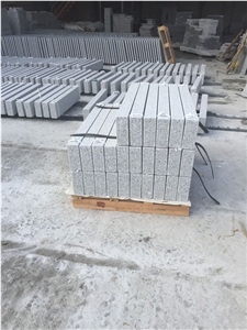 Fargo G603 Granite Kerbstone, Chinese Cheap Grey Granite Flamed Curbstone, New G603 Light Grey Granite Road Stone, Side Stone