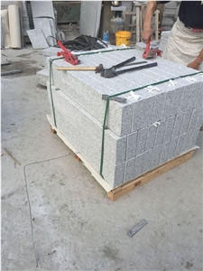 Fargo G603 Granite Kerbstone, Chinese Cheap Grey Granite Flamed Curbstone, New G603 Light Grey Granite Road Stone, Side Stone