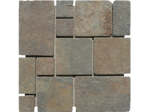 China Brown Slate Mosaic