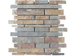 China Multicolor Slate Mosaic Manufacturer