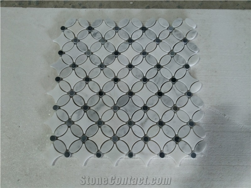 Marble Mosaic Herringbone, Hexagon,Basket Etc... Available Now