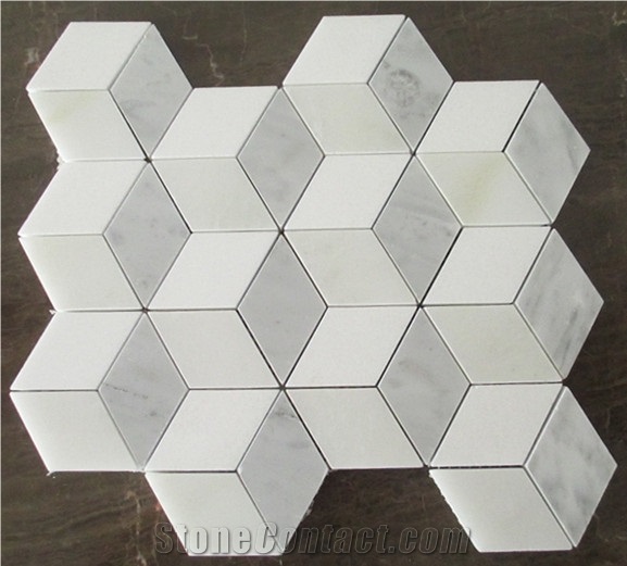 Marble Mosaic Herringbone, Hexagon,Basket Etc... Available Now