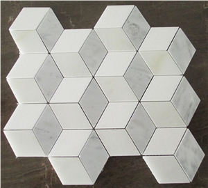 Marble Mosaic Herringbone, Hexagon,Basket Etc... Available Now
