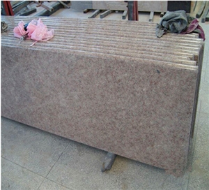 China Almond Mauve Granite Kitchen Countertops, Purple Peach G611 Granite Kitchen Countertops