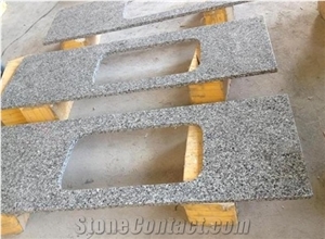 Jinjiang Bacuo White Granite Bath Tops,G3503 Barry White Granite Vanity Tops,Bianco Crystal Granite Bathroom Countertops