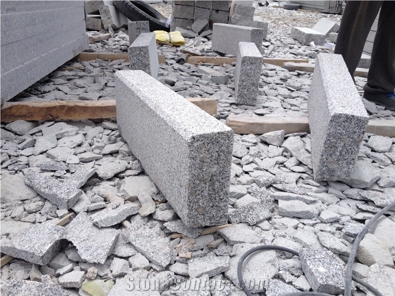 G341 Granite Ls3 Kerbstones Bush Hammered