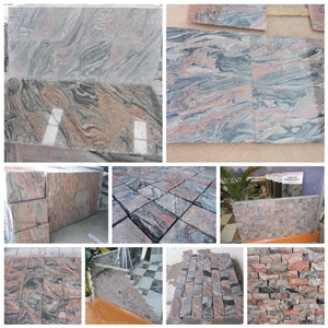 24"*24" Multicolor-Red Granite Tile, China Red Granite