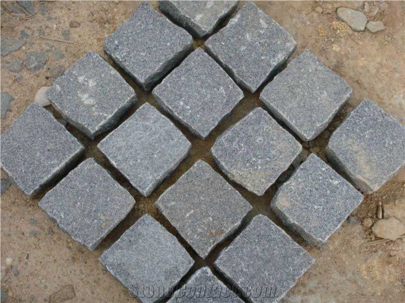 Dark Grey Paving Stones G654 Granite